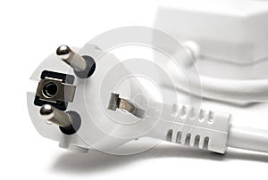 White Extension Plug