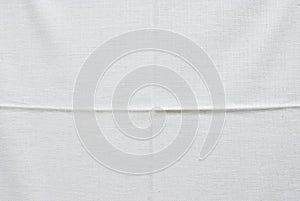 White fabric background or texture