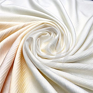 White Fabric Cloth Background Gradient Color Pattern Silk Luxury Cotton Sheet Material Satin Material Linen Surface Canvas photo