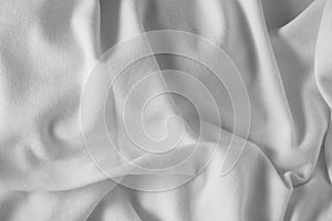 White fabric cloth background texture