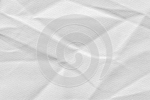 White fabric cloth polyester texture and textile background