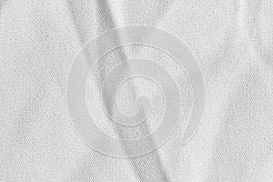 White fabric cloth polyester texture and textile background