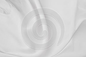 White fabric cloth texture abstract with softwave