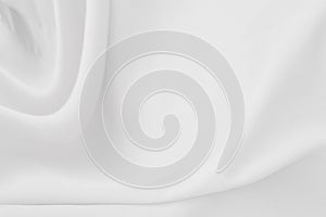 White fabric cloth texture abstract with softwave