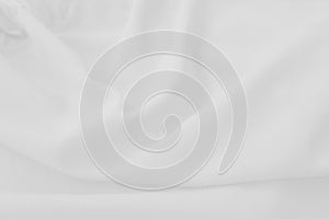 White fabric cloth texture abstract with softwave