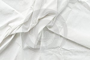 White fabric texture background