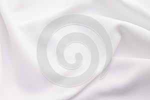 White fabric texture background. Abstract cloth material