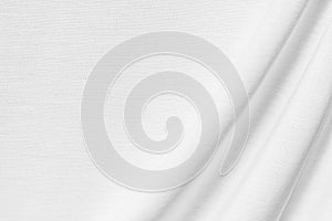 White fabric texture background. Clothing material wallpaper