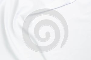White fabric texture background,crumpled white cloth background