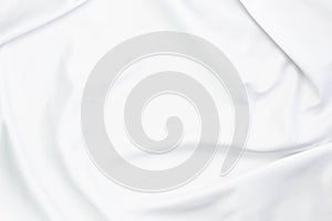 White fabric texture background,crumpled white cloth background