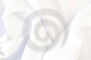 White fabric texture background,Soft waves,Space for text or book design and web text