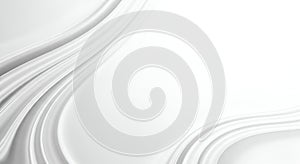 White Fabric Waves Abstract Background silk