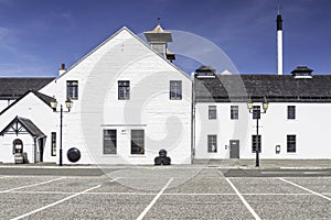 A whisky distillery factory