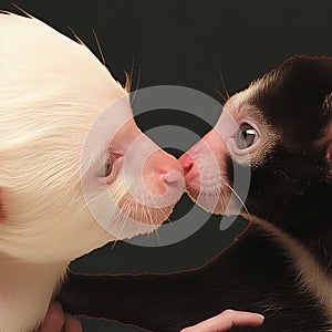 White faced capuchin monkey.