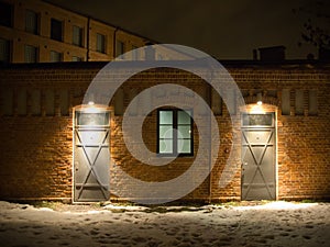 White factory in Lodz photo