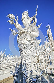 The white faerie at Wat rongkhun photo