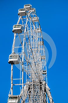 White Ferris wheel