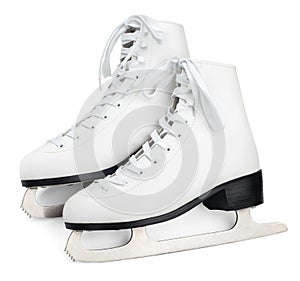 White figure skates