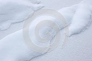 White fine ice and snow surface texture background texture, winter background