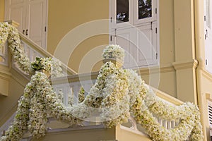 Bianco fiore decorazioni 