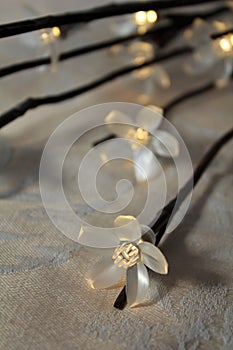 White flower lights