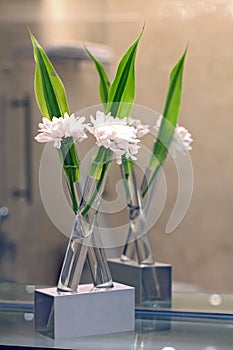 White flower for spa decoration