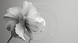 a white flower, in the style of auto-destructive art, light green and dark gray, urban signage, highly realistic