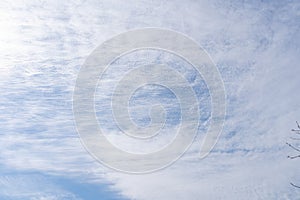 white fluffy clouds isolated on a black background