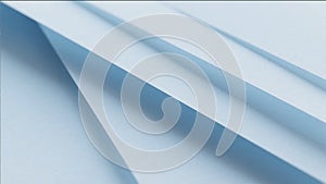 White Folded Paper Layer Abstract Minimal Background