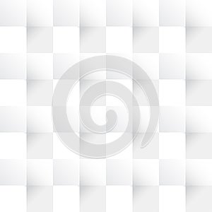 White Folded Paper Texture Seamless Pattern