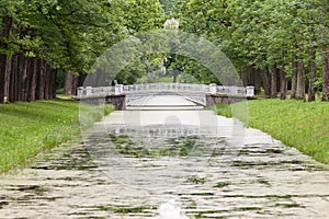 White Footbridge in Green Park