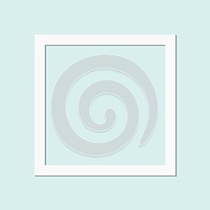 White frame background