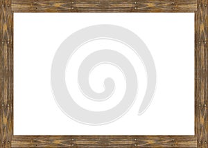 White Frame with Decorated Borders