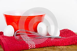 White fresh farm eggs