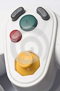 White gamepad buttons photo