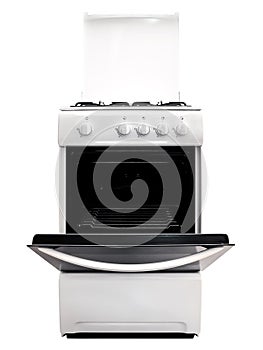 White gas-stove photo