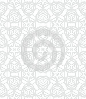 White geometric texture in art deco style