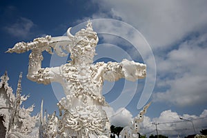 White Giant at Wat Rong Khun
