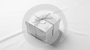 The monochromatic setting emphasizes simplicity and elegance