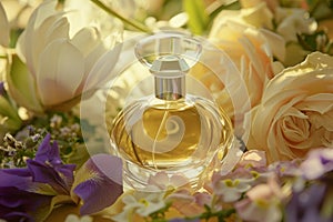 The white glass enhances the aromatic scent garden, where eau de toilette is crafted with care, showcasing a unique essence and pe