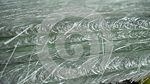 White glass fiber composite raw material background