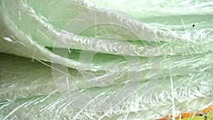 White glass fiber composite raw material background