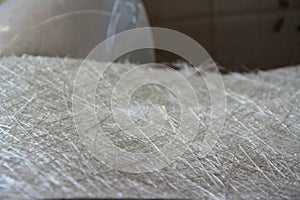 White glass fiber composite raw material background