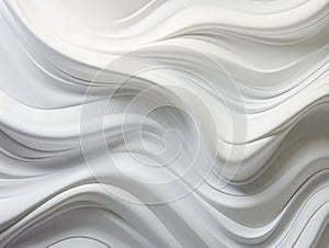 white glossy soft abstract