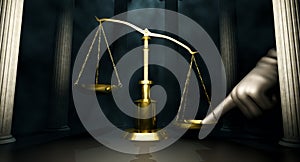 Scales of justice photo