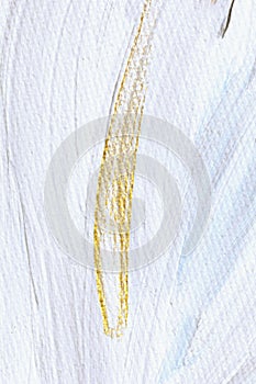 white and gold acrylic textured background for designer