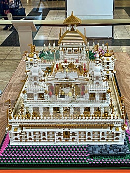 Temple made of Lego