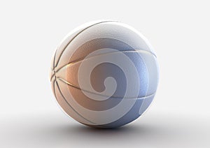 White And Gold Basketball Concept