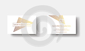 White Gold Luxury business cards for VIP event. Elegant