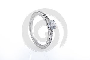 White Gold Wedding, Engagement Rings with Diamonds